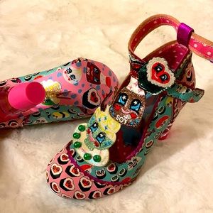 BENTO BABY Pink Irregular Choice Heels